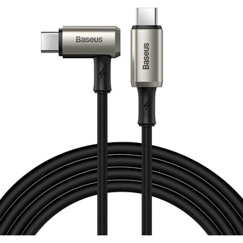 Baseus Hammer USB-C to USB-C Cable PD 2.0 100W (CATPN-01) - здрав кабел за бързо зареждане за устройства с USB-C порт (150 см) (черен)