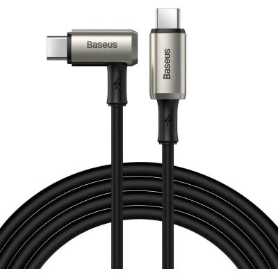 Baseus Hammer USB-C to USB-C Cable PD 2.0 100W (CATPN-01) - здрав кабел за бързо зареждане за устройства с USB-C порт (150 см) (черен)