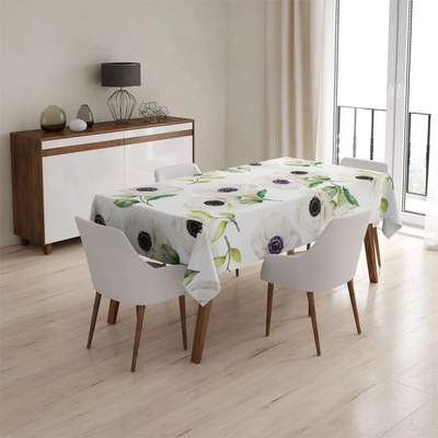 Sablio Obrus biele sasanky 130x170 cm