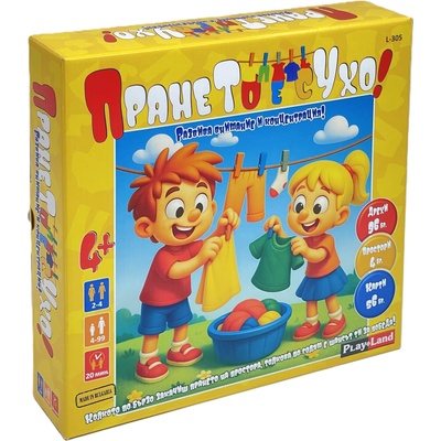 Play Land Настолна игра PlayLand - Прането е сухо! - Детска (L-305)