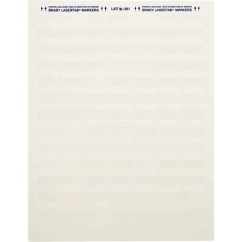 Brady LAT-16-361-1 / 024565, LaserTab Laser Printable Labels, 25.40 mm x 19.05 mm (24565)