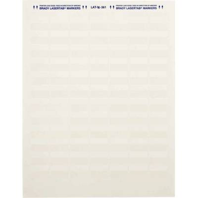 Brady LAT-16-361-1 / 024565, LaserTab Laser Printable Labels, 25.40 mm x 19.05 mm (24565)