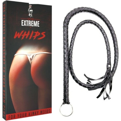 PLETENÝ KOŽENÝ BIČ