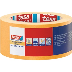 tesa ХАРТИЕНА ЛЕНТА Tesa ЗА ПРЕЦИЗНО ПОКРИВАНЕ 50ммх50м ОРАНЖ (04344-00000-00)