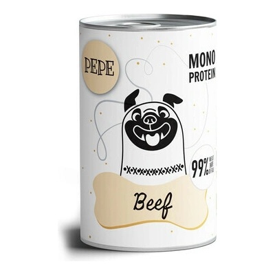 Paka zwierzaka Pepe Beef 99% hovädzie mäso 800 g
