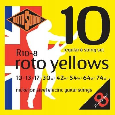 Rotosound R10 8 Roto Yellows