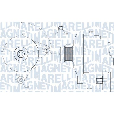 Generátor MAGNETI MARELLI 063731665010