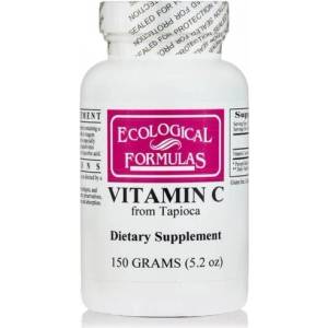 Ecological Formulas Витамин С от тапиока - Имуностимулатор и антиоксидант, 150 g прах (13128 EF)