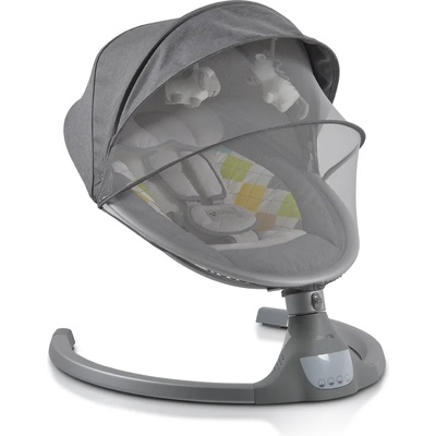 Cangaroo Електрическа люлка iSwing светлосив (3800146248116)