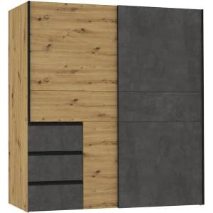 Bogdan Furniture Двукрилен гардероб Мебели Богдан модел Margot Artisan