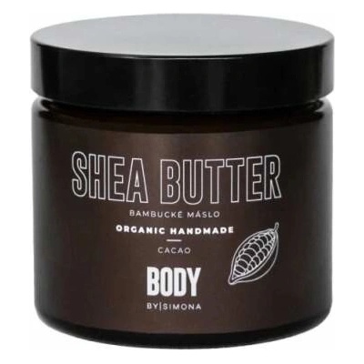 Body By Simona CACAO Organické ručně vyráběné bambucké máslo s vanilkou 250 ml