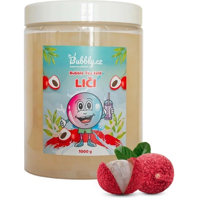 Bubbly.cz Domácí Bubble Tea Želé liči 1 kg