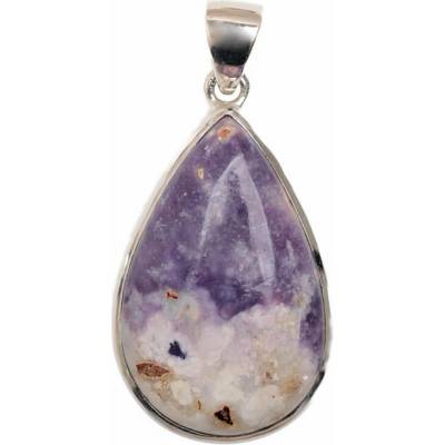 Nefertitis Opál Violet flame přívěsek stříbro P346 NF63849