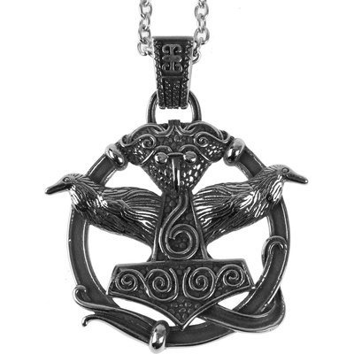 NNM медальон Two Mysterious Crow - SS8-616P