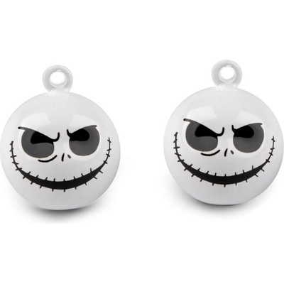 Rolničky halloween bílá 2 ks
