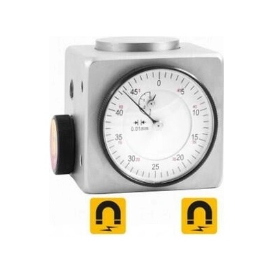 KINEX K-MET Najížděcí nulovací kostka 0-50mm 0,01 mm s magnetem KI1155-28-050