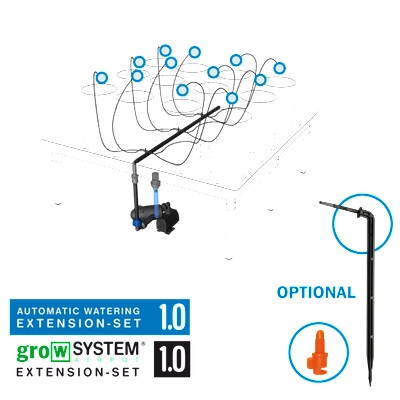 growTOOL Комплект за автоматично напояване 1.0 - за 12 или 16 саксии