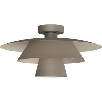 Luminex Таванно осветително тяло PLATO 1xE27/15W/230V Ø 32 см бежово (LU4497)