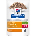Hill's HILL'S PD Prescription Diet Feline c/d Urinary Stress + Metabolic Chicken 85g пакетче