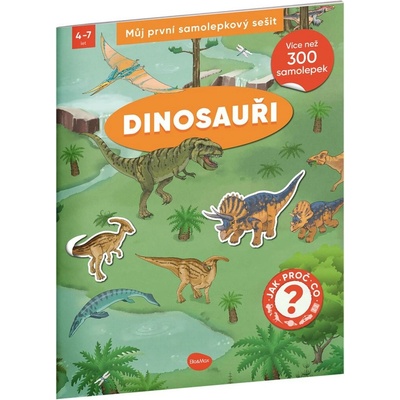 Můj první samolepkový sešit dinosauři – Zboží Mobilmania
