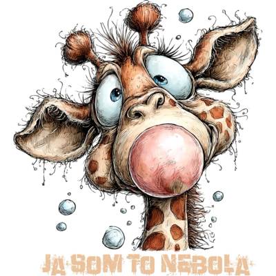DTF nažehľovačka DTF transfer/nažehľovačka Žirafa Rozmer: A5