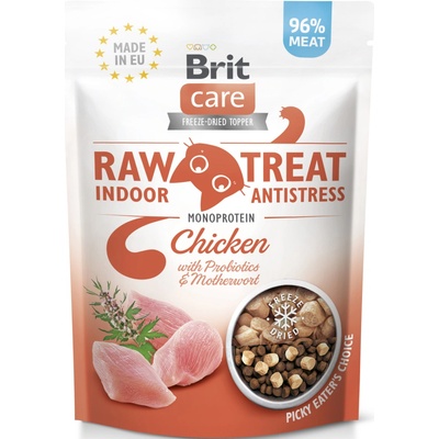Brit Raw Treat Cat Indoor & Antistress Chicken 40 g
