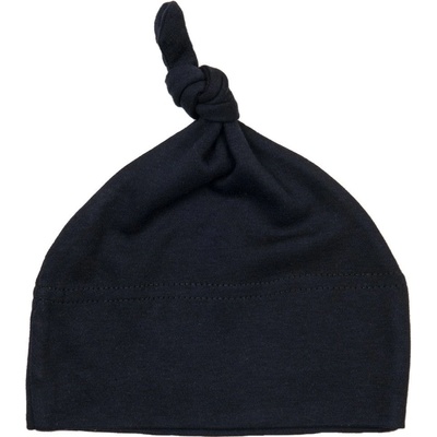 Babybugz detská čiapka s uzlíkom One Knot Čierna