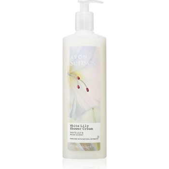 Avon Senses White Lily & Musk енергизиращ душ крем 720ml