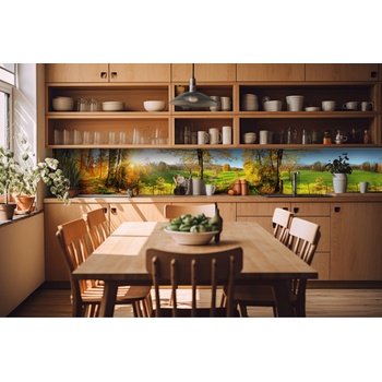 DIMEX ART s. r. o Фототапет за кухня - ливада 420 x 60 см
