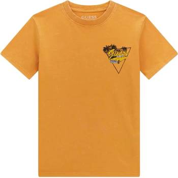 Image 1 of GUESS Оранжева oversize тениска с къс ръкав за момче с голяма щампа на гърба Guess