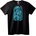 NOONEBRAND Тениска Черепът на Чумния доктор - 2XL, Black