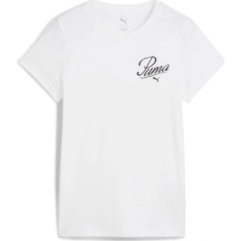 Puma Ess Script Tee White