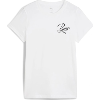 Puma Ess Script Tee White