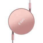 Ttec Кабел ttec - Mini Retractable, 100W, USB-C/USB-C, розов (8694470828299)