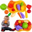 Teddies ovoce a zelenina s podnosem