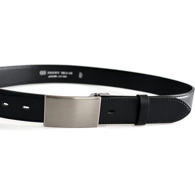 Penny Belts Kožený opasek 35-020-2PS-60 černý