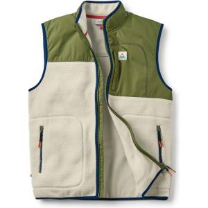 Passenger Мъжки поларен елек Passenger Offgrid Recycled Sherpa Fleece Vest Fleece vest - Oatmeal / Khaki (032-1641-0311)