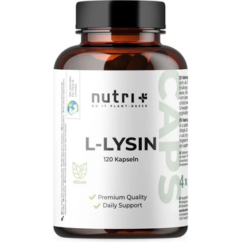 nutri + L-лизин капсули - 120 капсули