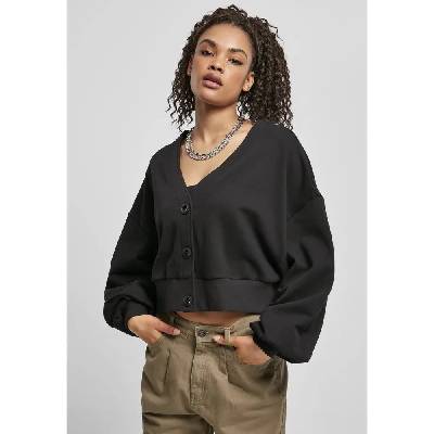 Жилетка Urban classics Organic Oversized Terry Gt cardigan - Black (Black)