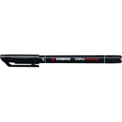 STABILO Алкохолен маркер 0, 4 mm, STABILO "OHPen S", черен 841/46 (841/46)