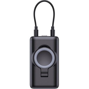 JOYROOM Външна батерия за зареждане на Apple Watch и USB-C към Lightning кабел - Joyroom Apple Watch Power Bank 5000 mAh (черен) (JR-W13)