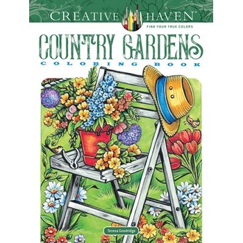 Creative Haven Country Gardens Coloring Book