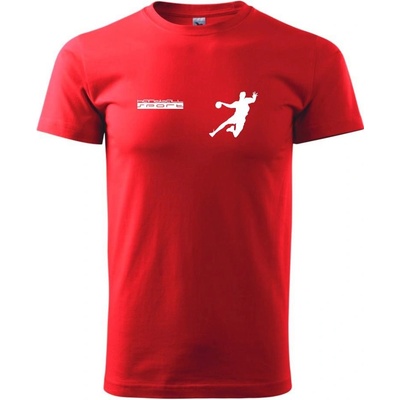 Handball sport tričko červené