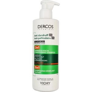 Vichy Dercos Anti Dandruff 2 in 1 Dermatological Conditioning Shampoo 390 ml