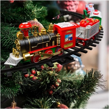 Family LED Vianočná dekorácia 10xLED/4xAA vlak LC3557