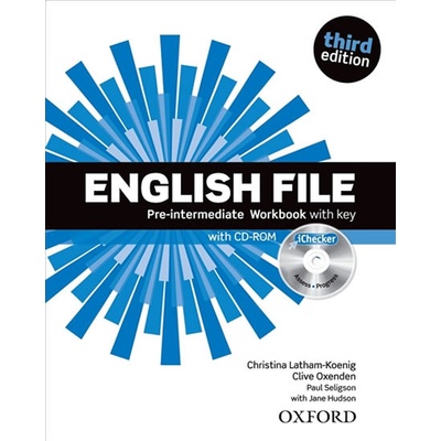 English File 3rd edition Pre-Intermediate Workbook with key without CD-ROM - Christina Latham-Koenig, Clive Oxenden
