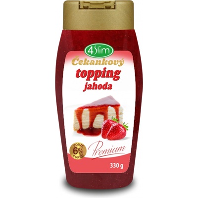 4Slim Čekankový topping jahoda 330 g – Zboží Dáma