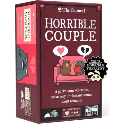 Exploding Kittens Парти игра Exploding Kittens - Horrible Couple, 17+ (HOCO-MASS-3)