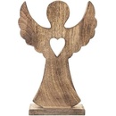 Anjel z mangového dreva ORION 36,5cm