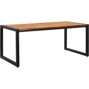  Градинска маса с U-образни крака 180x90x75 см акация масив - elemento - 528,99 лв